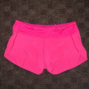 Pink Lululemon Shorts